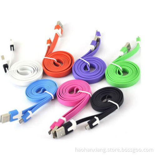 PVC Noodle Cable for Samsung/HTC/Blackberry